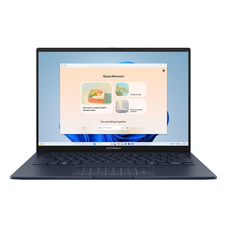 Ноутбук ASUS Zenbook 14 Core Ultra 5 225H 16ГБ/1ТБ Arc 130T 14" 3K OLED Blue