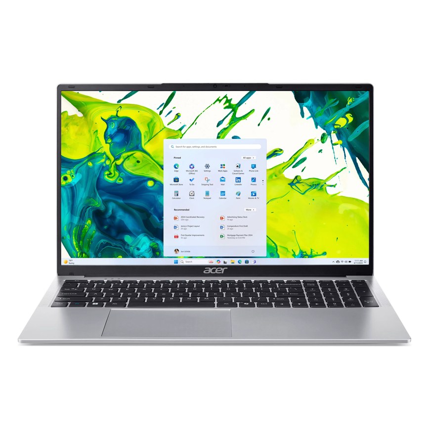 Ноутбук Acer Aspire Lite 17 AL17-31P Core 3 N355 8/512ГБ 17.3" FHD Light Silver