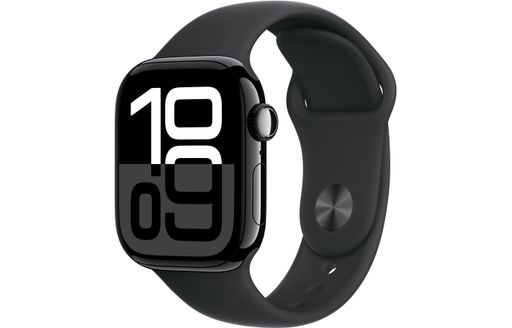 Apple Watch S10 42mm Jet Black Sport Band (M/L)