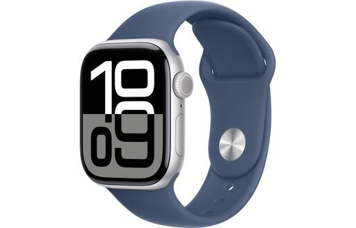 Apple Watch S10 42mm Silver Sport Band (M/L)