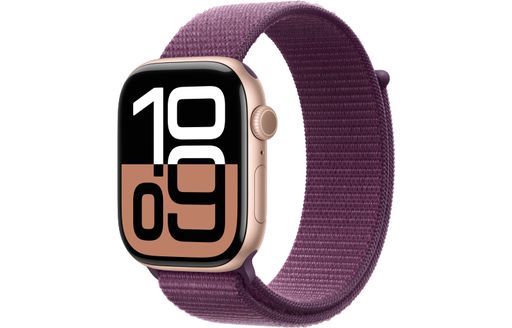 Apple Watch S10 46mm Rose Gold Sport Loop (One Size)