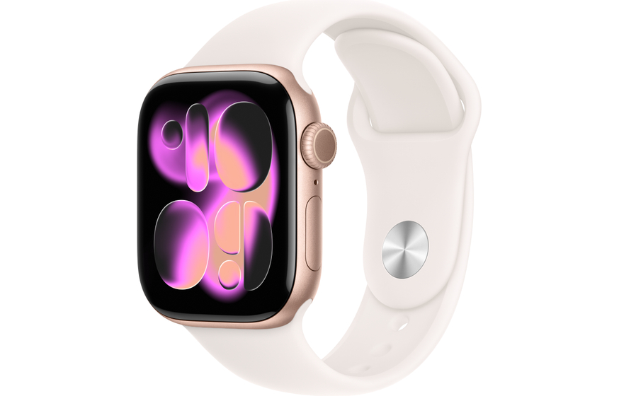 Apple Watch S11 42mm Rose Gold Sport Band (S/M)