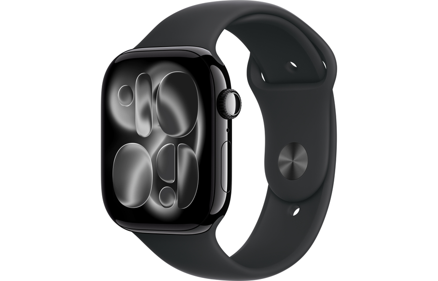 Apple Watch S11 46mm Jet Black Sport Band (M/L)