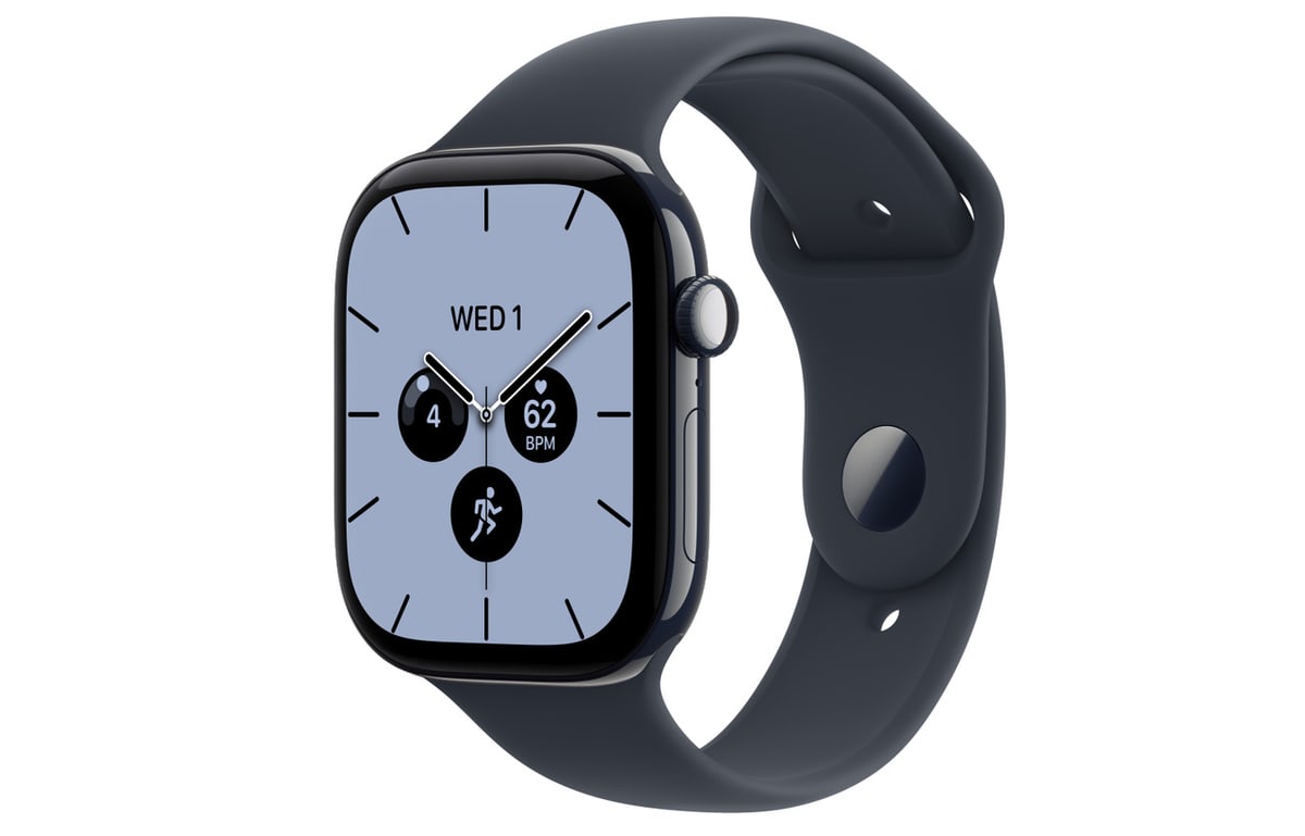 Apple Watch S12 Ceramic 46mm Night Blue Sport Band (M/L)