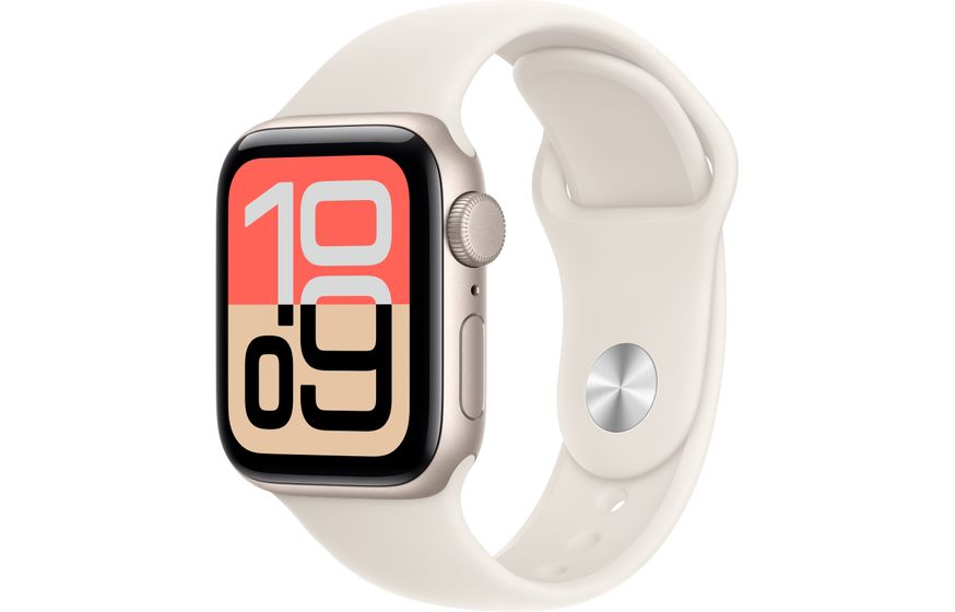 Apple Watch SE 3 (2025) 40mm Starlight Sport Band (M/L)
