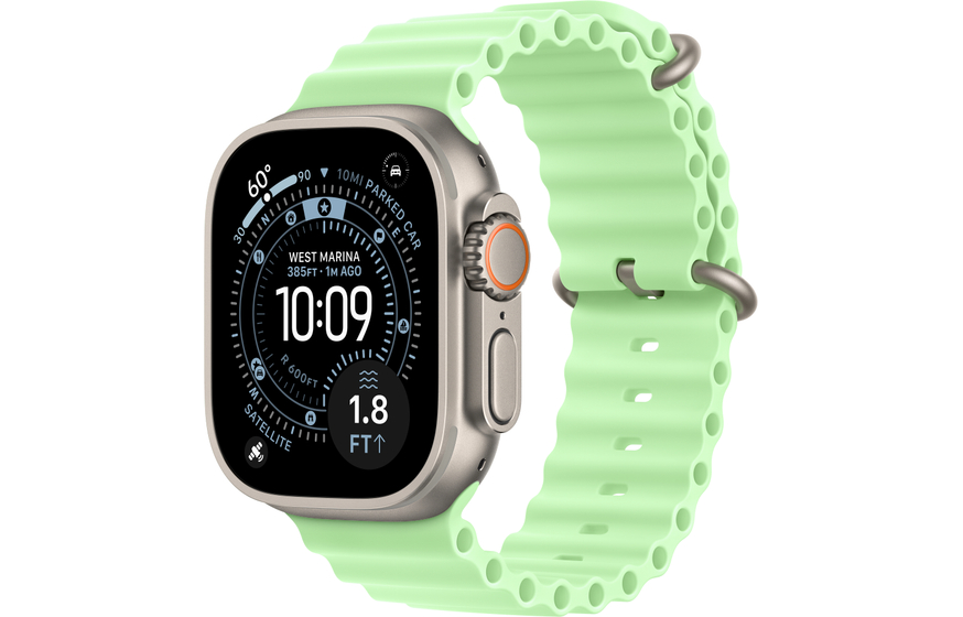 Apple Watch Ultra 3 49mm Natural Ocean Band Green (One Size)