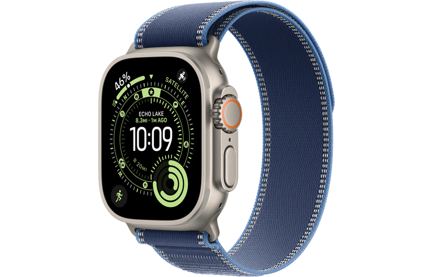 Apple Watch Ultra 3 49mm Natural Trail Loop Blue (M/L)