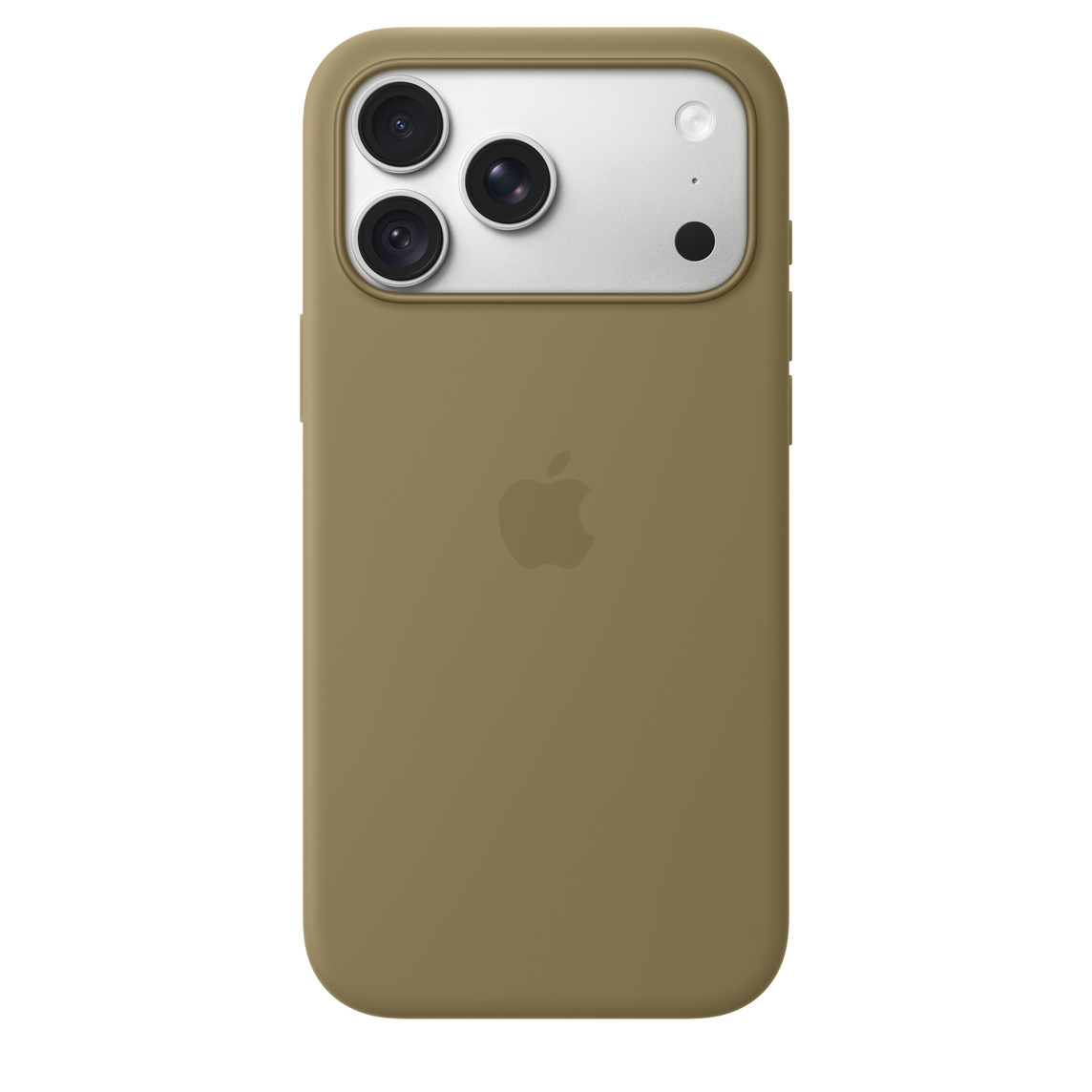 Apple Silicone Case 18 Pro Max Olive