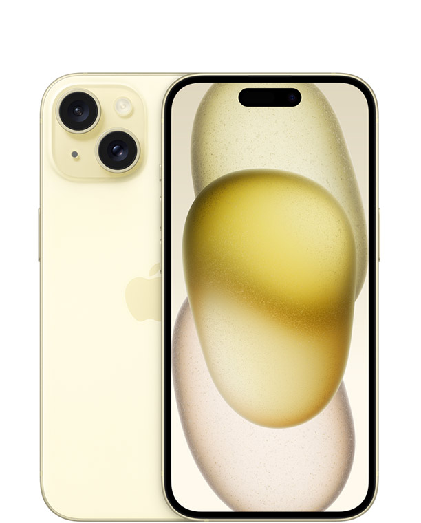 Apple iPhone 15 128ГБ Yellow (Sim + eSim)