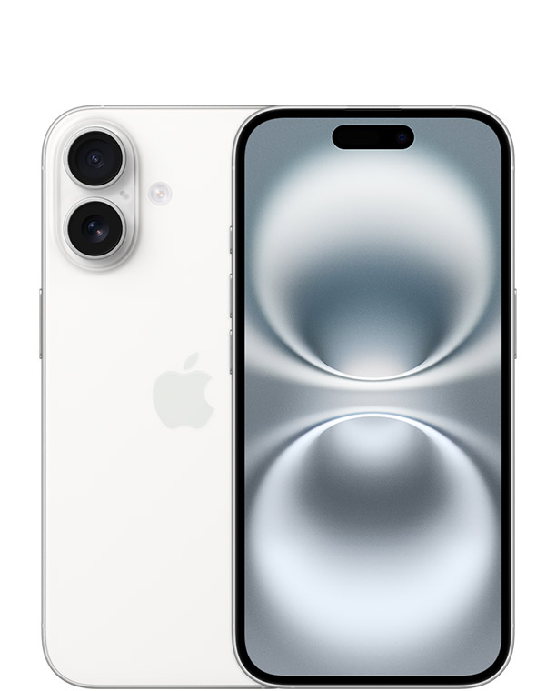 Apple iPhone 16 128ГБ White (Sim + eSim)