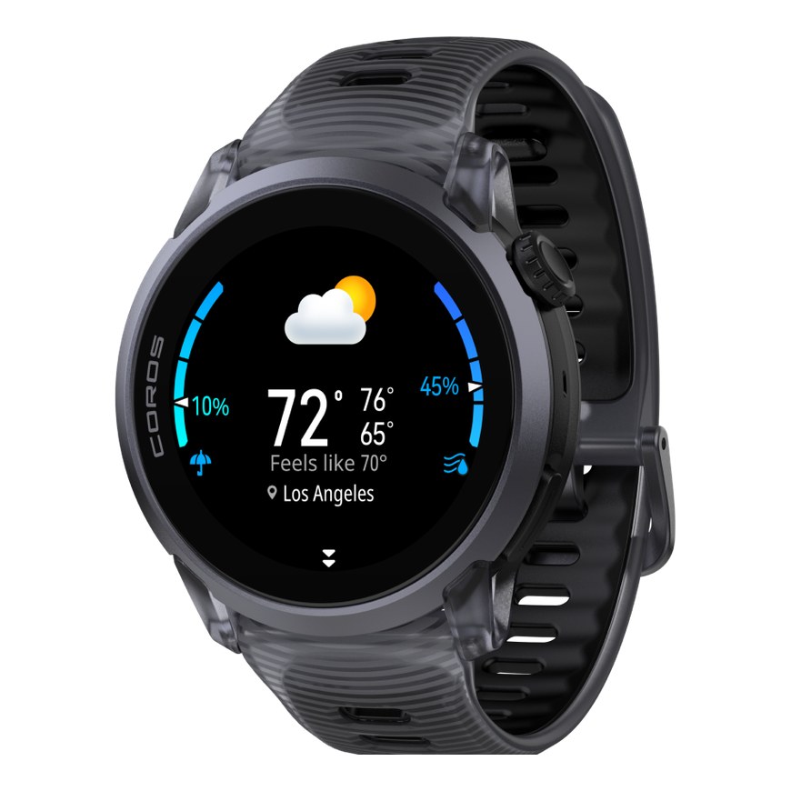 COROS PACE 4 Aluminum 43mm Black Crystal Silicone