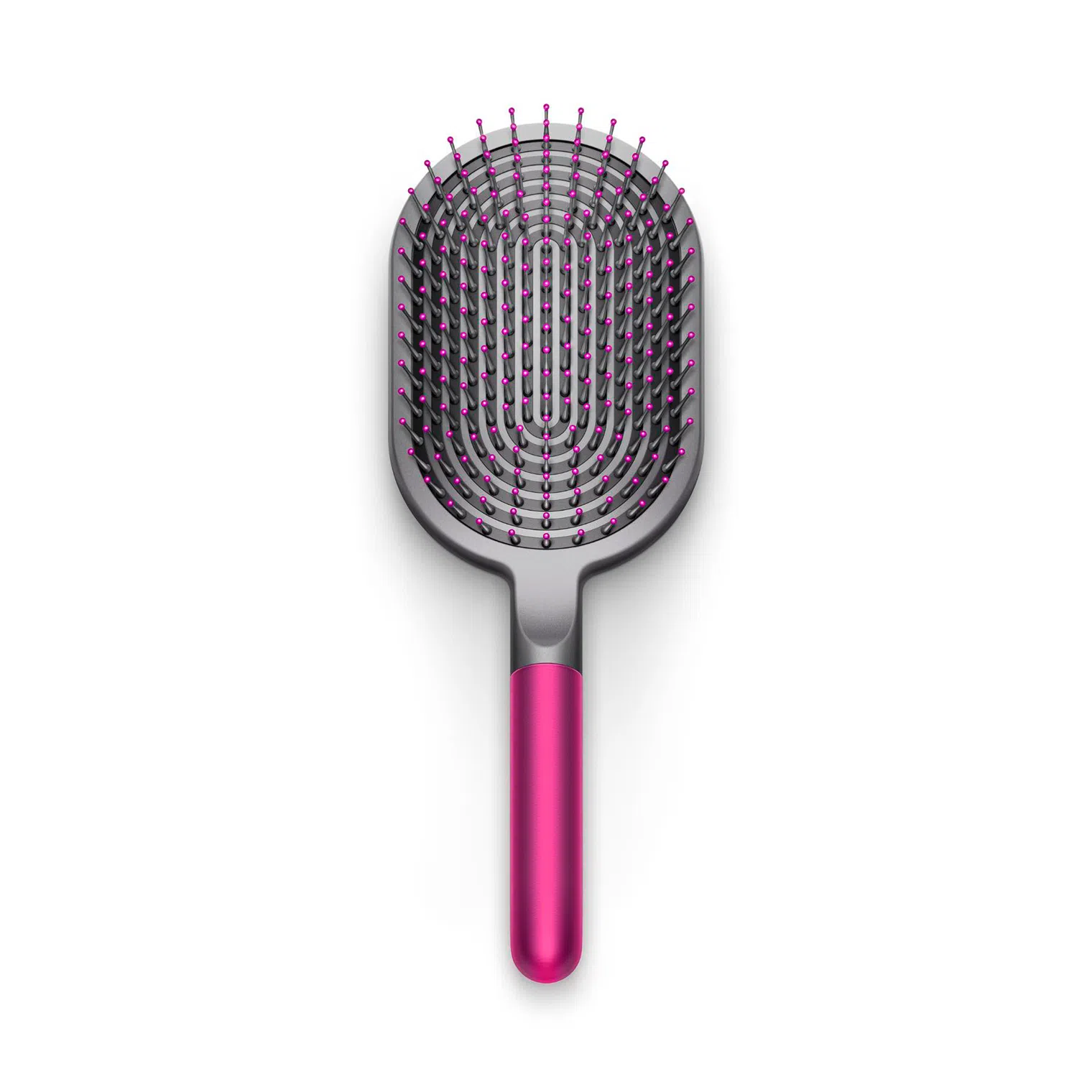Расческа-массажная Dyson Paddle Brush С гребнем Iron/Fuchsia