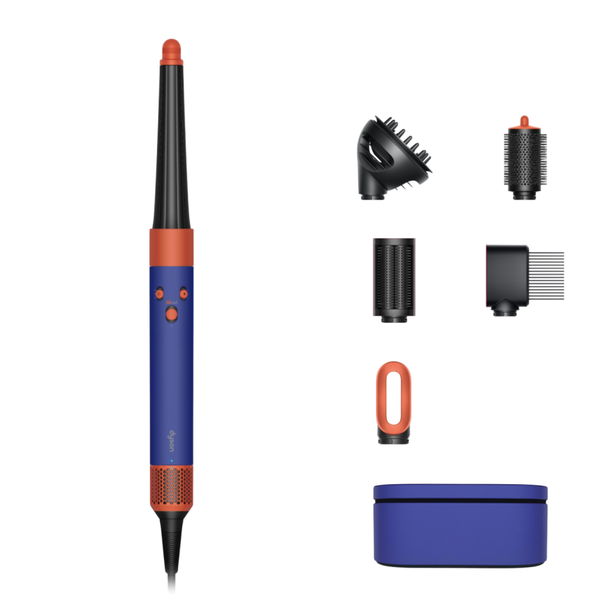 Стайлер Dyson Airwrap i.d. HS08 Long Curly+Coily Vinca Blue/Topaz Orange