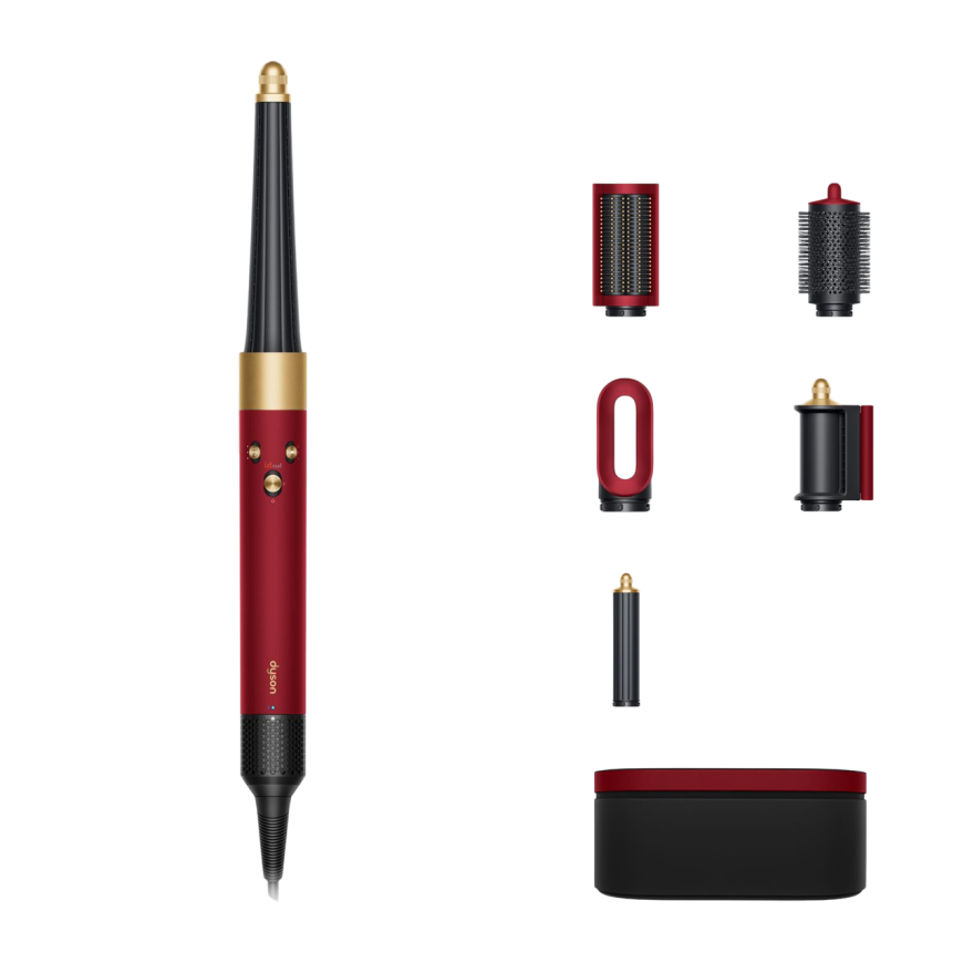 Стайлер Dyson Airwrap i.d. HS08 Long Straight+Wavy Red Velvet/Gold