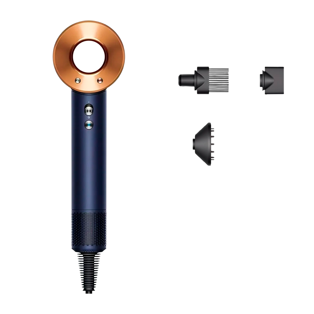 Фен Dyson Supersonic HD07 с кейсом Prussian Blue/Rich Copper