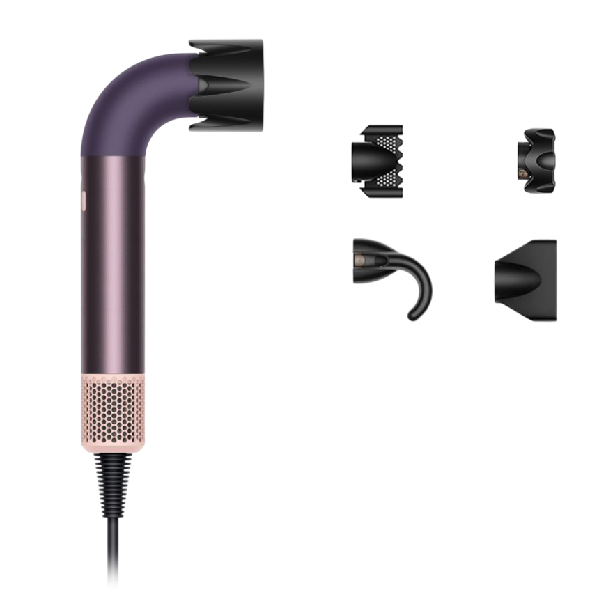 Фен Dyson Supersonic HD17 Straight+Wavy с кейсом Jasper Plum