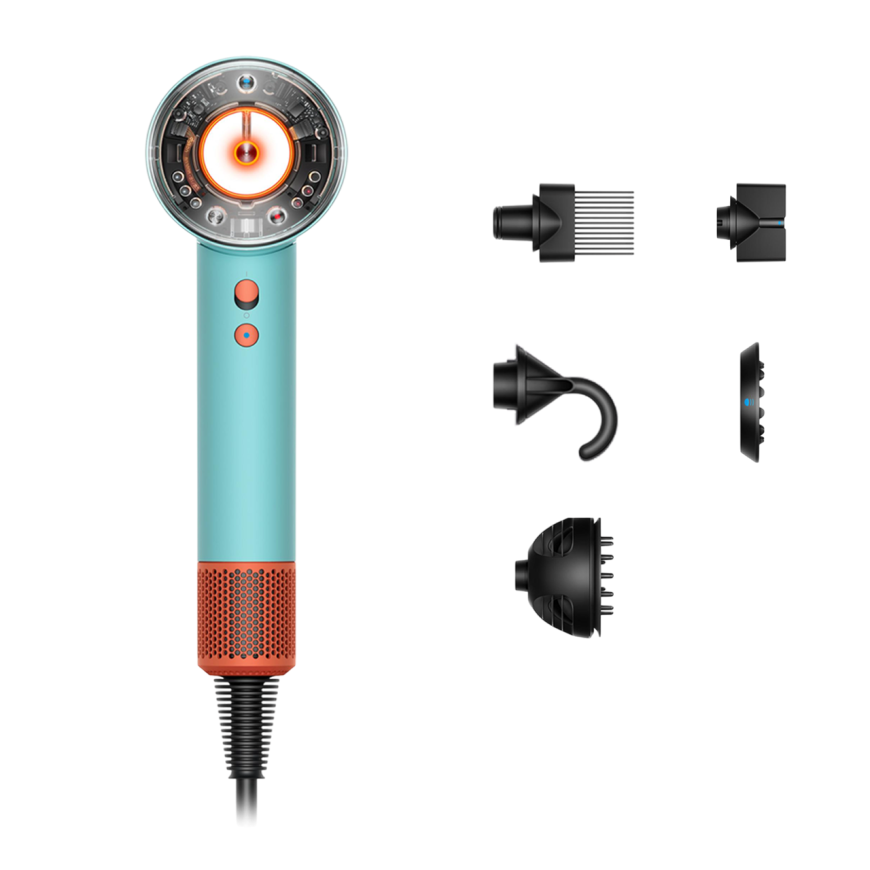Фен Dyson Supersonic Nural HD16 Curly+Coily Ceramic Patina/Topaz Orange