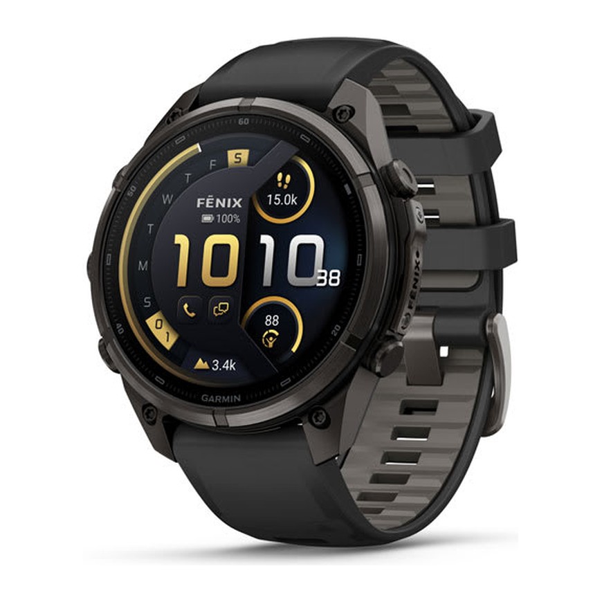 Garmin Fenix 9 Pro AMOLED Sapphire LTE 47mm Carbon Gray DLC Titanium / Black / Pebble Gray