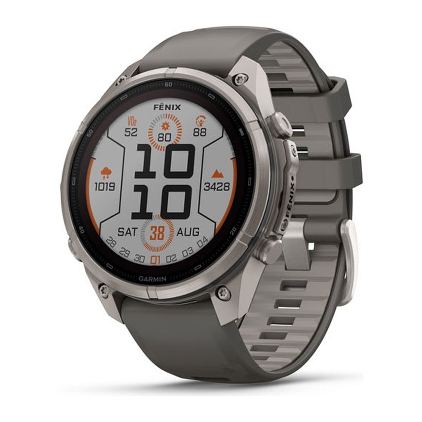 Garmin Fenix 9 Pro Solar Sapphire 47mm Titanium / Pebble Gray / Silver Gray