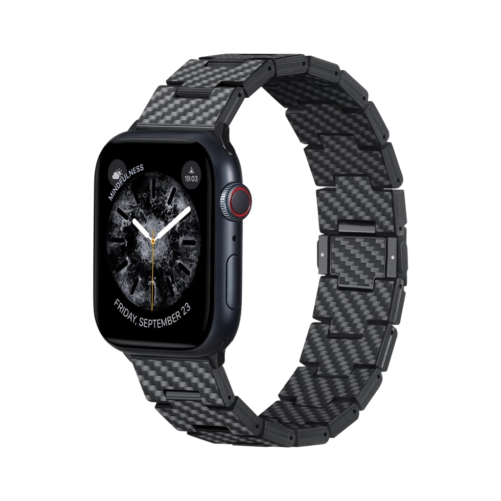 PITAKA Carbon Fiber Watch Band для Apple Watch Retro