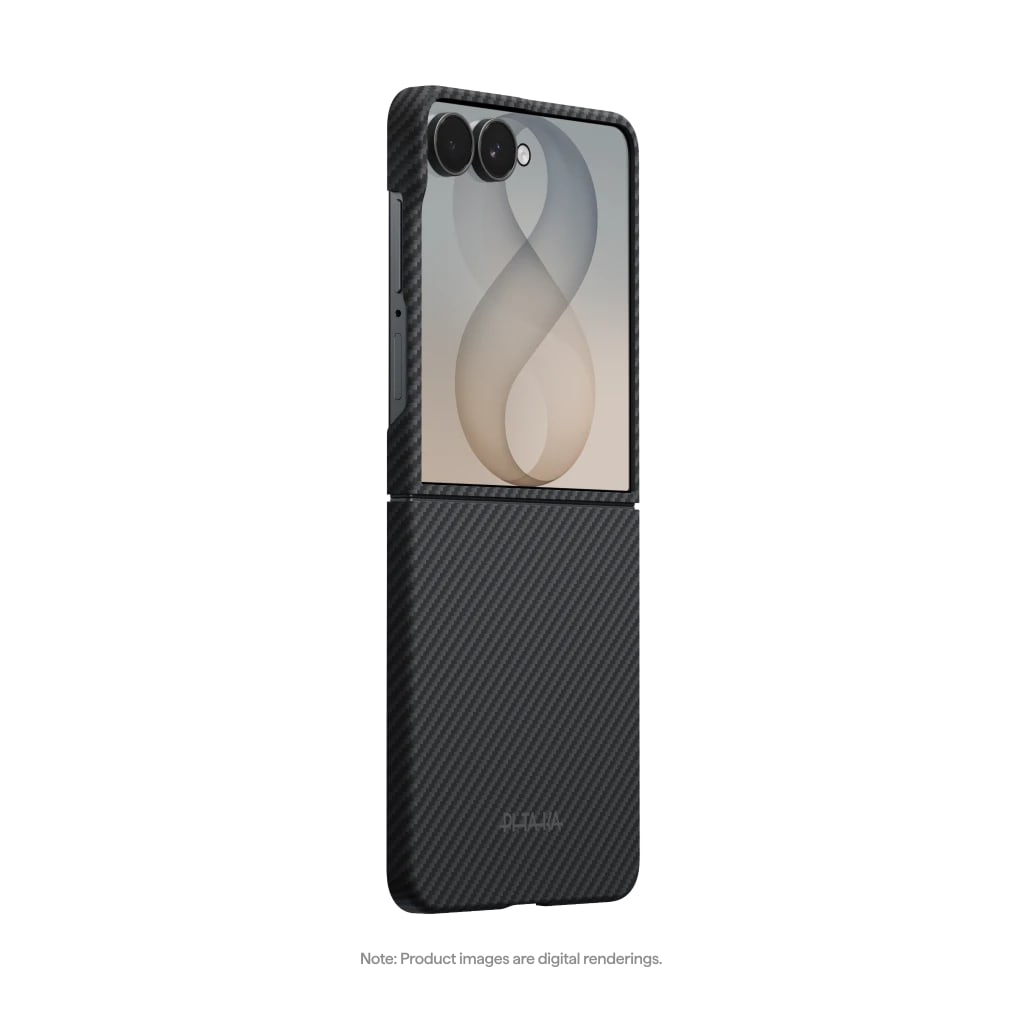 Чехол PITAKA Edge Case для Galaxy Z Flip8 Black/Grey