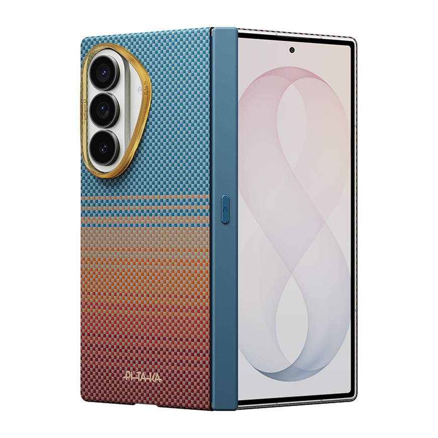 Чехол PITAKA Edge Case для Galaxy Z Fold8 Ultra (Back Case With Hinge) California Dream-01