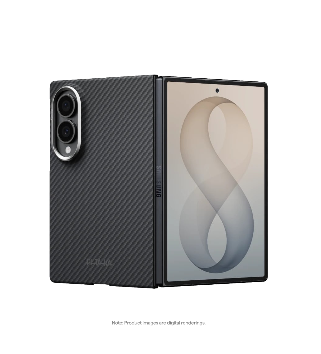 Чехол PITAKA Edge Case для Galaxy Z Fold8 Black/Grey