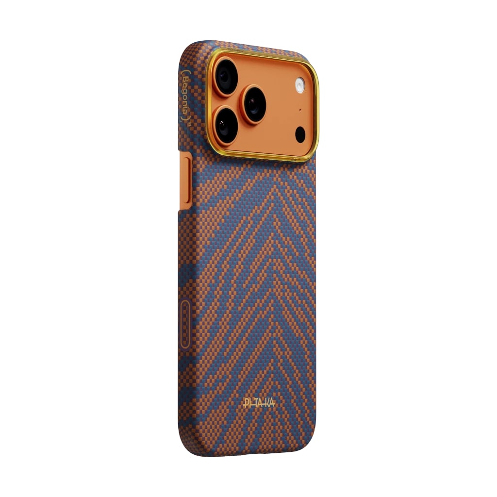 Чехол PITAKA Edge Case для iPhone 17 Pro Burning Orange