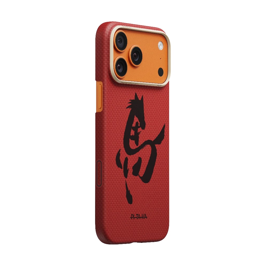 Чехол PITAKA Edge Case для iPhone 17 Pro Cinnabar