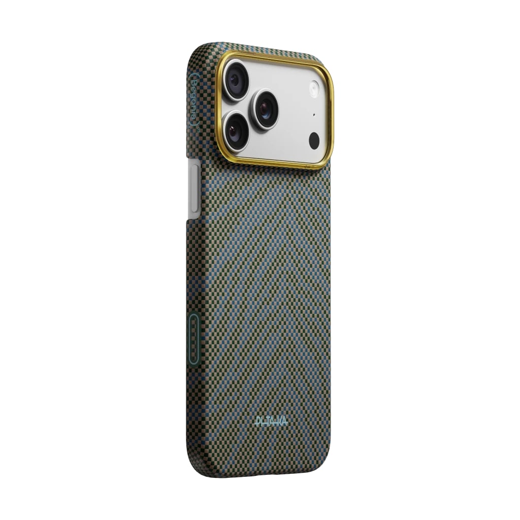 Чехол PITAKA Edge Case для iPhone 17 Pro Dive Green