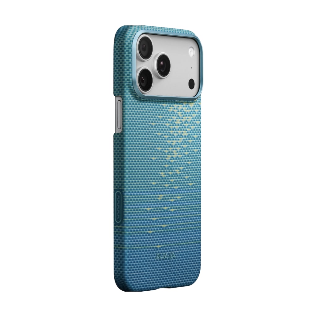 Чехол PITAKA Edge Case для iPhone 17 Pro Lucid Blue
