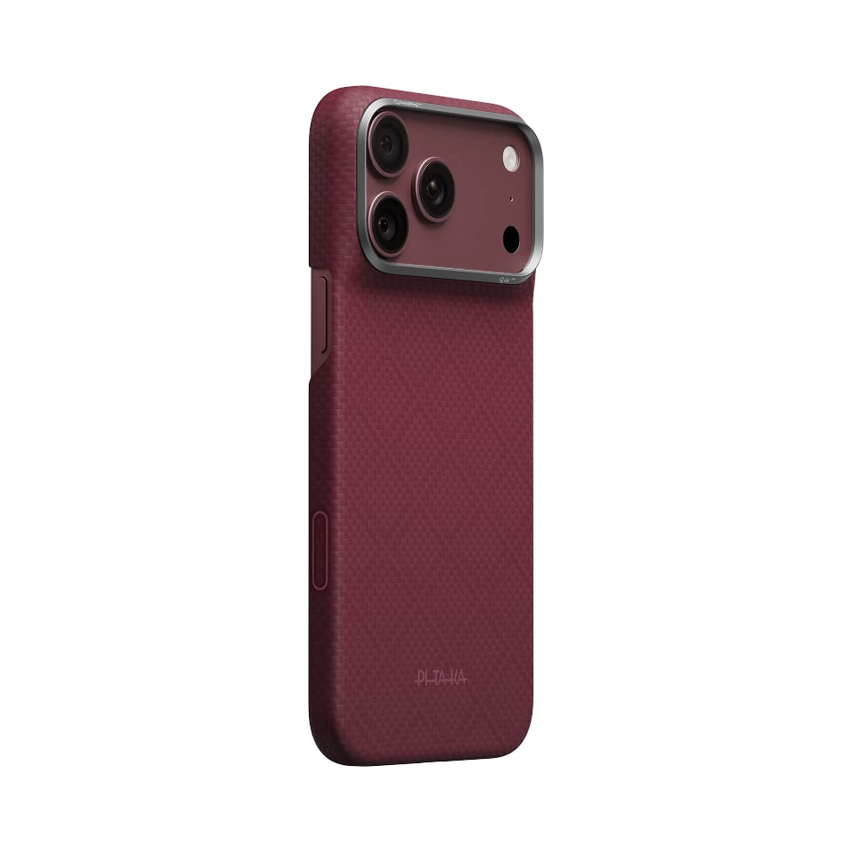 Чехол PITAKA Edge Case для iPhone 18 Pro Max Burgundy