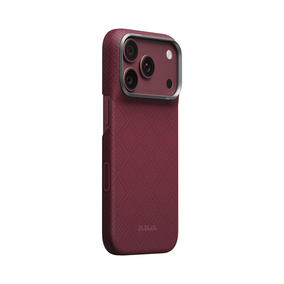 Чехол PITAKA Edge Case для iPhone 18 Pro Burgundy
