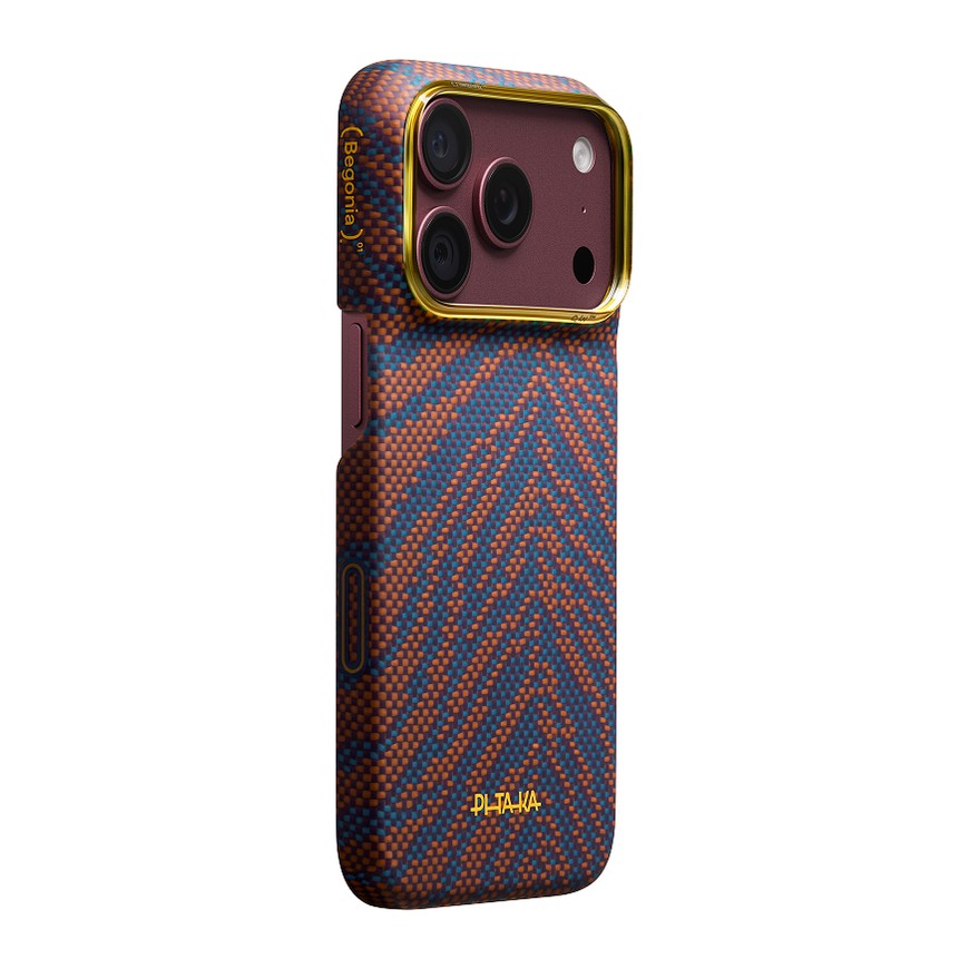 Чехол PITAKA Edge Case для iPhone 18 Pro Burning Orange