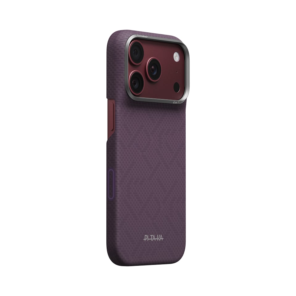 Чехол PITAKA Edge Case для iPhone 18 Pro Charoite Purple