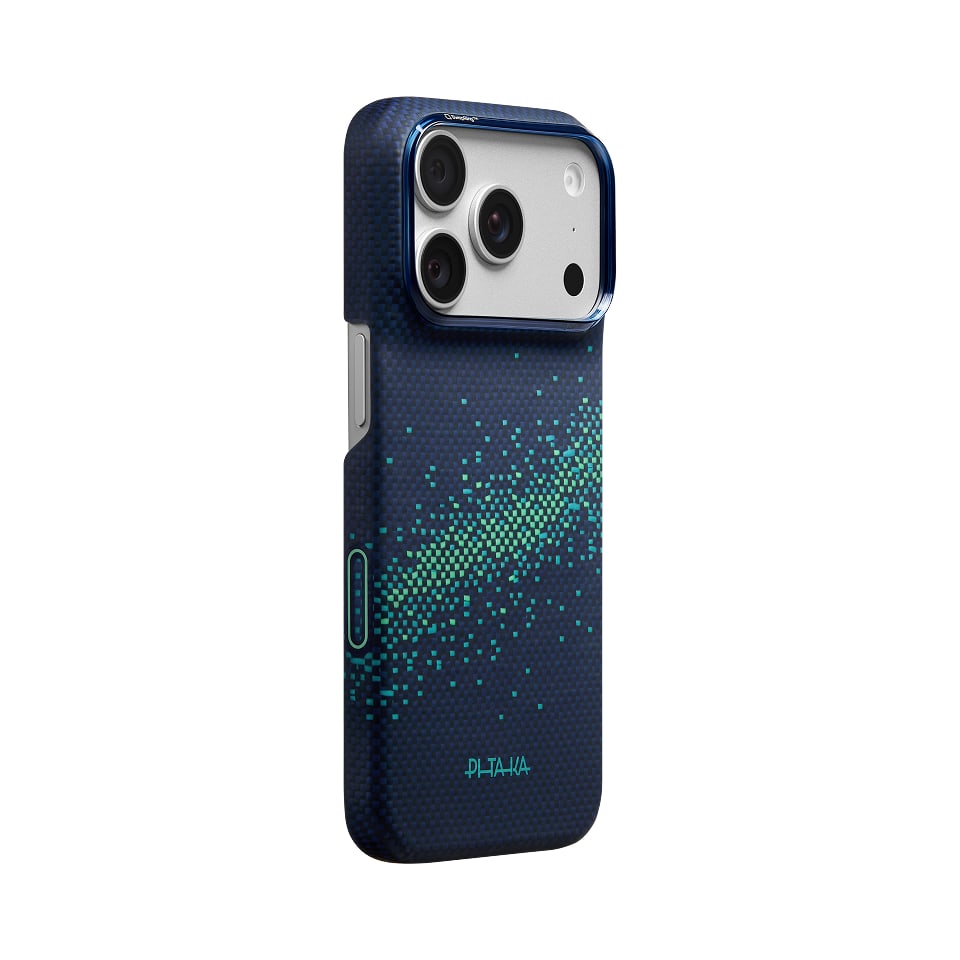 Чехол PITAKA Edge Case для iPhone 18 Pro Nearfield Blue