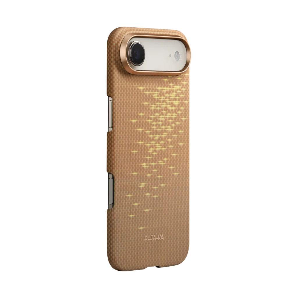 Чехол PITAKA Edge Case для iPhone Air Golden Glint