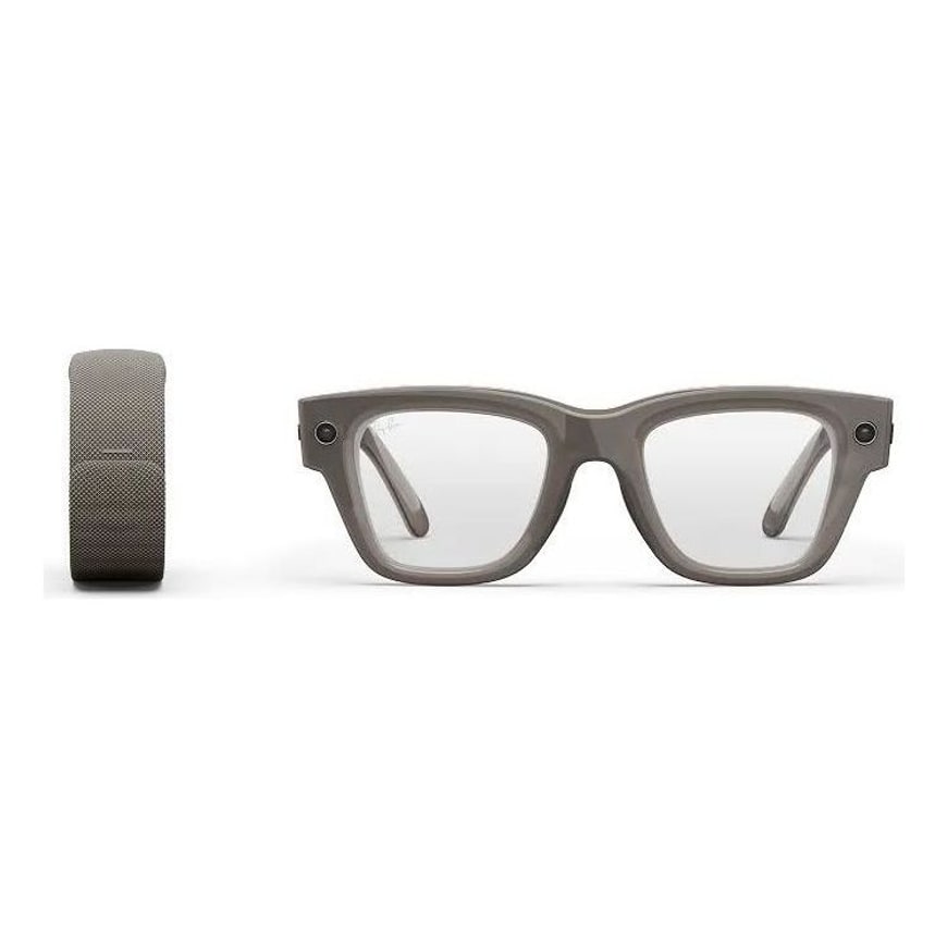 Умные очки Ray-Ban Meta* Display Shiny Sand / Clear to Grey Transitions (Standard, браслет 1)