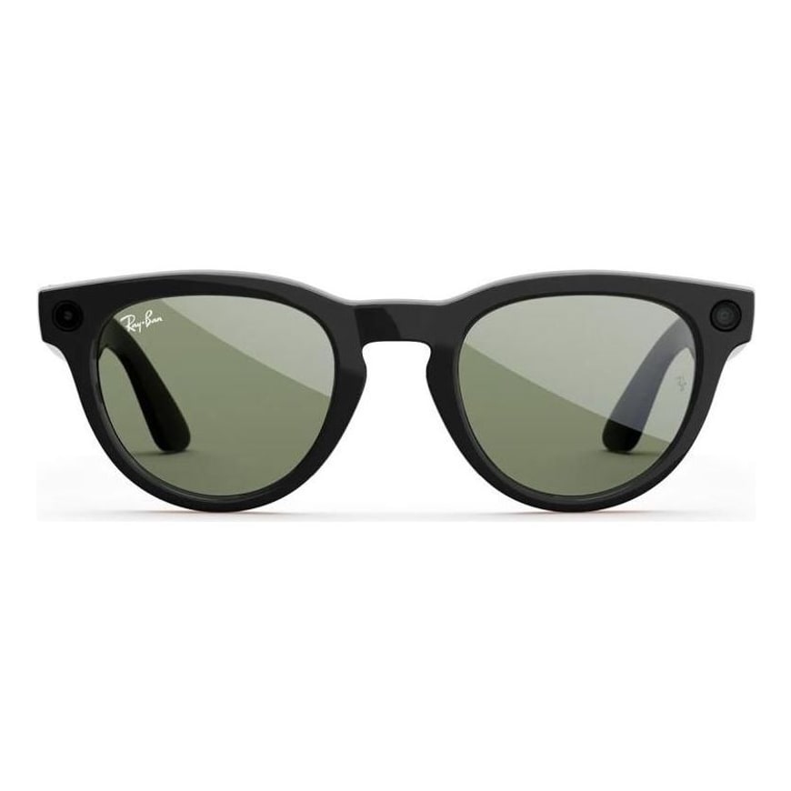 Умные очки Ray-Ban Meta* Headliner Gen 2 Shiny Black / G15 Green (Low Bridge Fit)