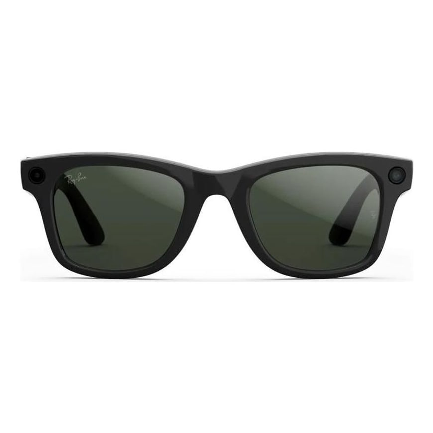 Умные очки Ray-Ban Meta* Wayfarer Gen 2 Shiny Black / Clear to Graphite Green Transitions (Standard)